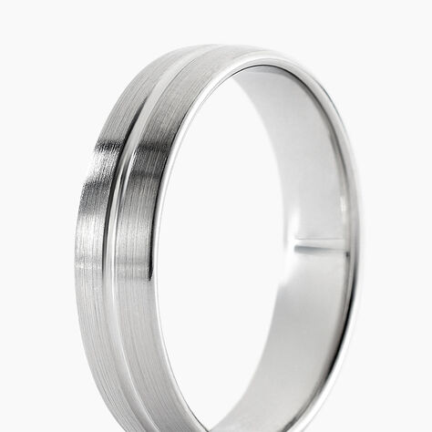 Alliance Alphonso Palladium Blanc - Alliances duo Unisex | Marc Orian