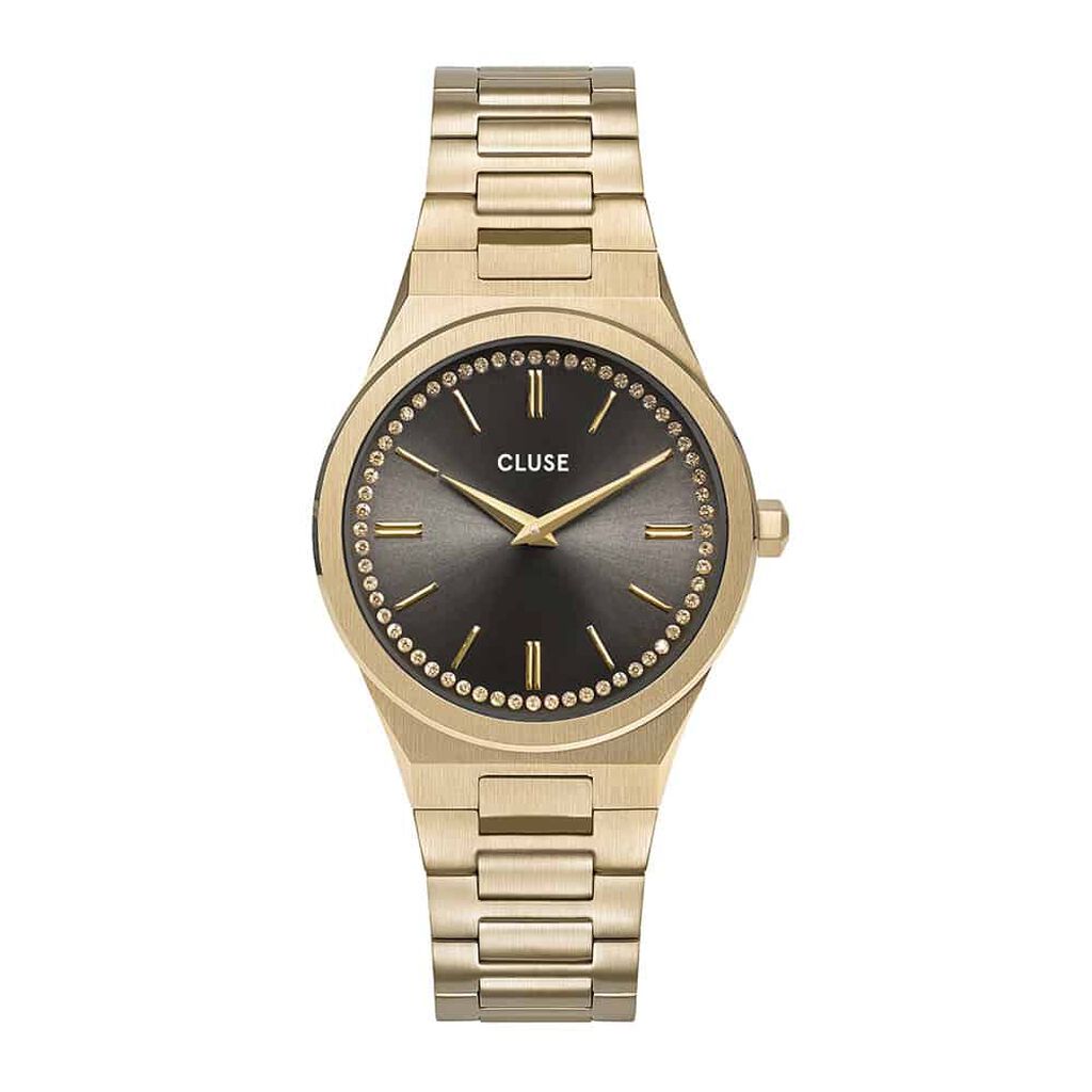 Coffret De Montre Cluse Vigoureux Noir - Montres classiques Femme | Marc Orian