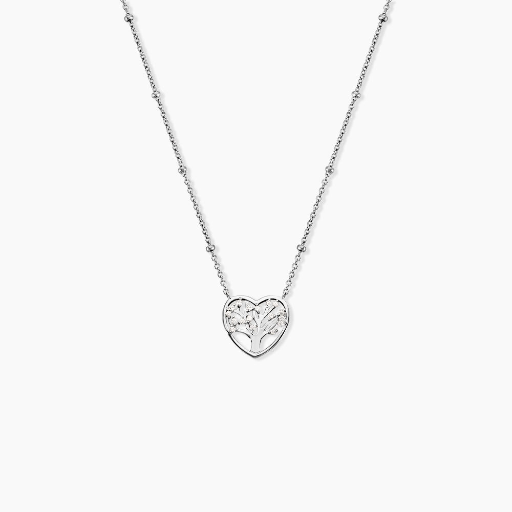 Collier Raimond Argent Blanc Oxyde De Zirconium - Colliers avec pierres Femme | Marc Orian