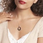 Collier Nelly Argent Blanc C&eacute;ramique Et Oxyde De Zirconium - Colliers avec pierres Femme | Marc Orian