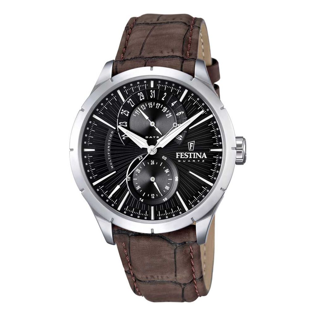 Montre Festina Retro Noir - Montres classiques Homme | Marc Orian