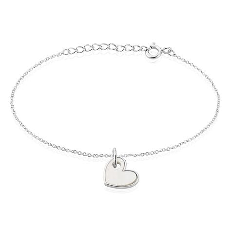 Bracelet Charla Argent Blanc Nacre - Bracelets chaînes Femme | Marc Orian