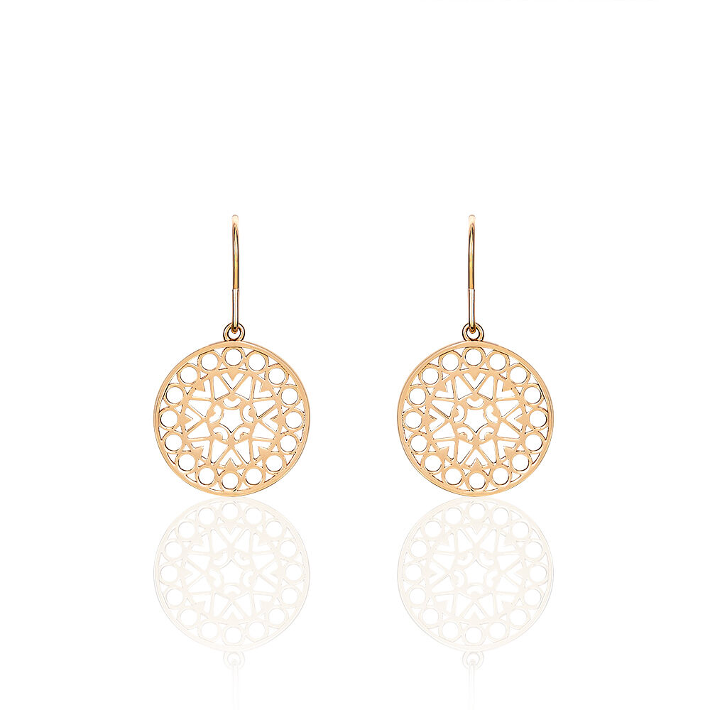 Boucles D'oreilles Pendantes Celso Plaqué Or Jaune - Pendantes Femme | Marc Orian