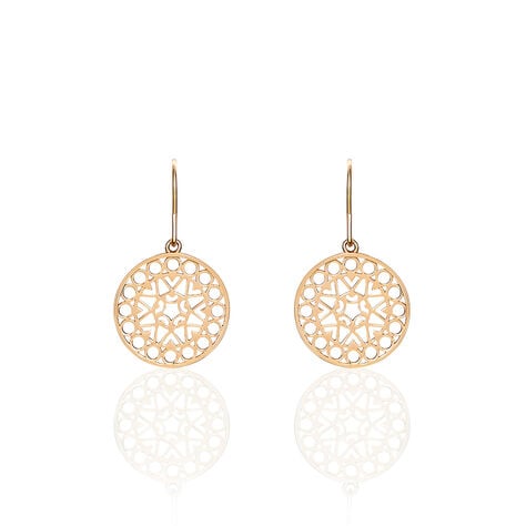 Boucles D'oreilles Pendantes Celso Plaqué Or Jaune - Pendantes Femme | Marc Orian