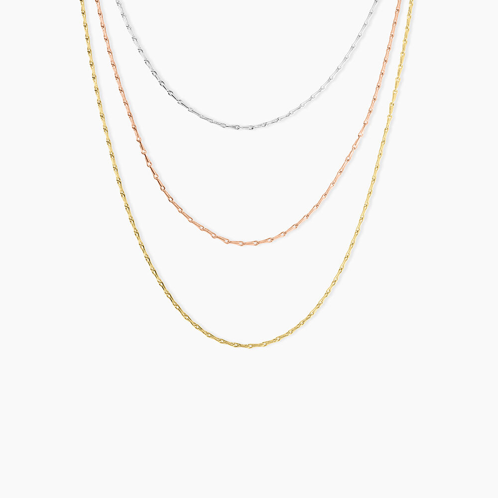 Chaine Ylsa Argent Tricolore - Chaines Femme | Marc Orian