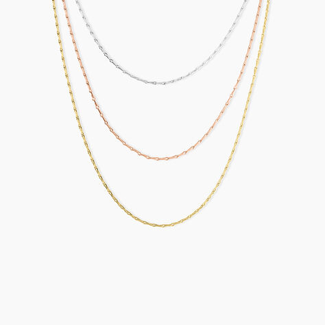 Chaine Ylsa Argent Tricolore - Chaines Femme | Marc Orian