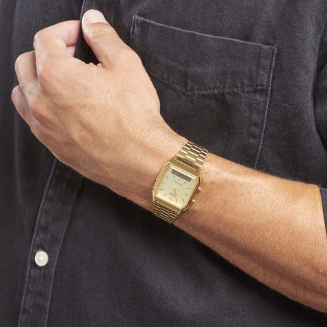 Montre Casio Collection Vintage Champagne - Montres classiques Famille | Marc Orian