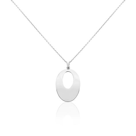 Collier Sautoir Hilarius Acier Blanc - Sautoirs Femme | Marc Orian
