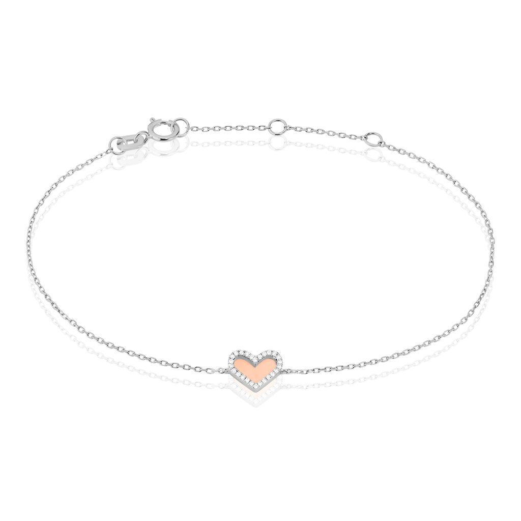 Bracelet Maylia Or Bicolore Diamant - Bracelets cha&icirc;nes Femme | Marc Orian