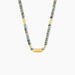 Collier Acier Jaune Turquoise - Colliers avec pierres Femme | Marc Orian