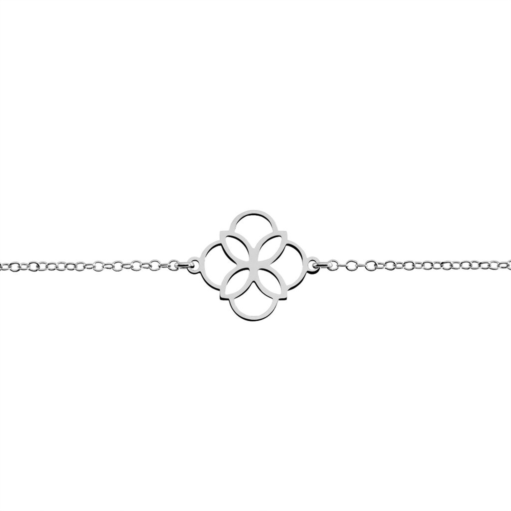 Bracelet Letizia Argent Blanc - Bracelets chaînes Femme | Marc Orian