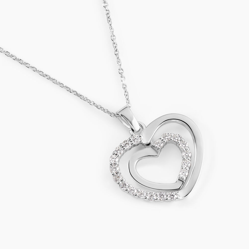 Collier Annabelle Argent Blanc Oxyde De Zirconium - Colliers avec pierres Femme | Marc Orian