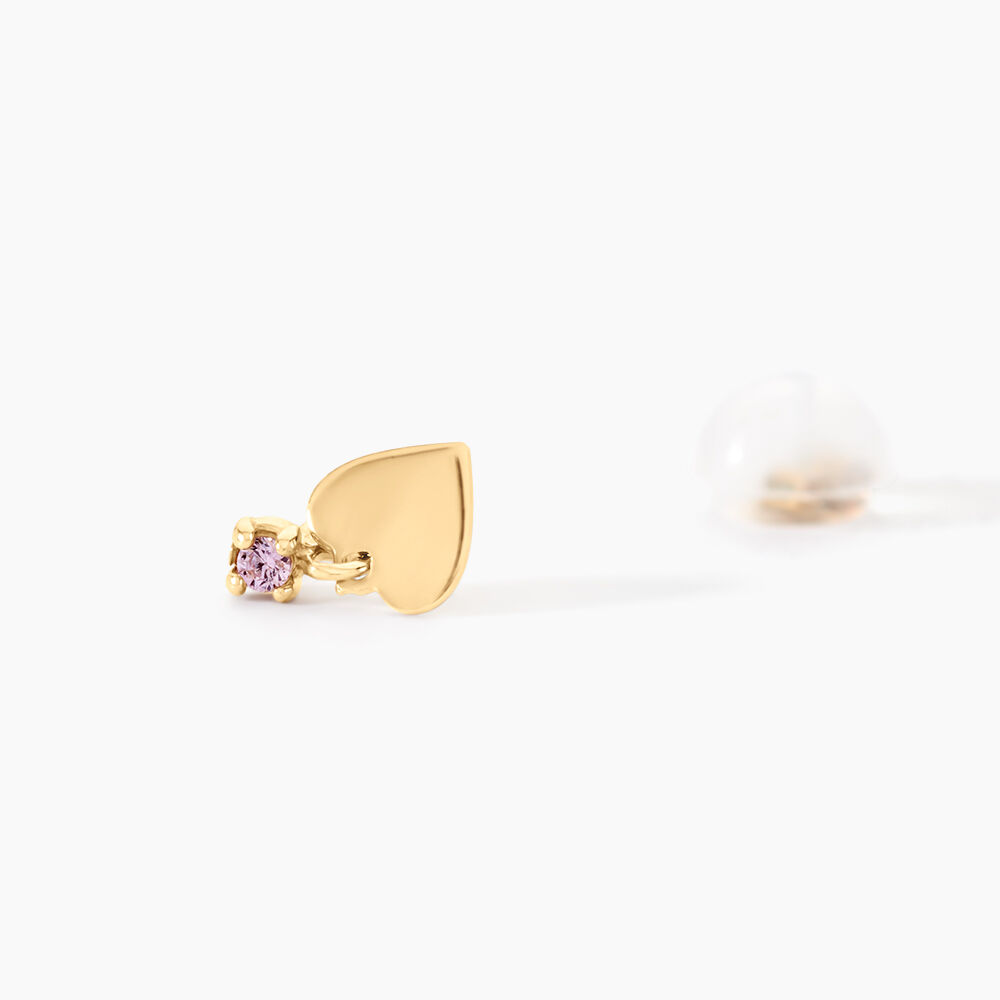 Boucles D'oreilles Pendantes Or Jaune Marie Lou Oxyde De Zirconium - Pendantes Enfant | Marc Orian