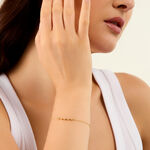 Bracelet Olympe Argent Dor&eacute; A L'Or 750/1000 Oxyde De Zirconium - Bracelets cha&icirc;nes Femme | Marc Orian