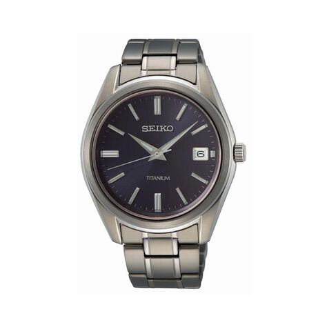 Montre Seiko Classique Titane Noir - Montres classiques Homme | Marc Orian