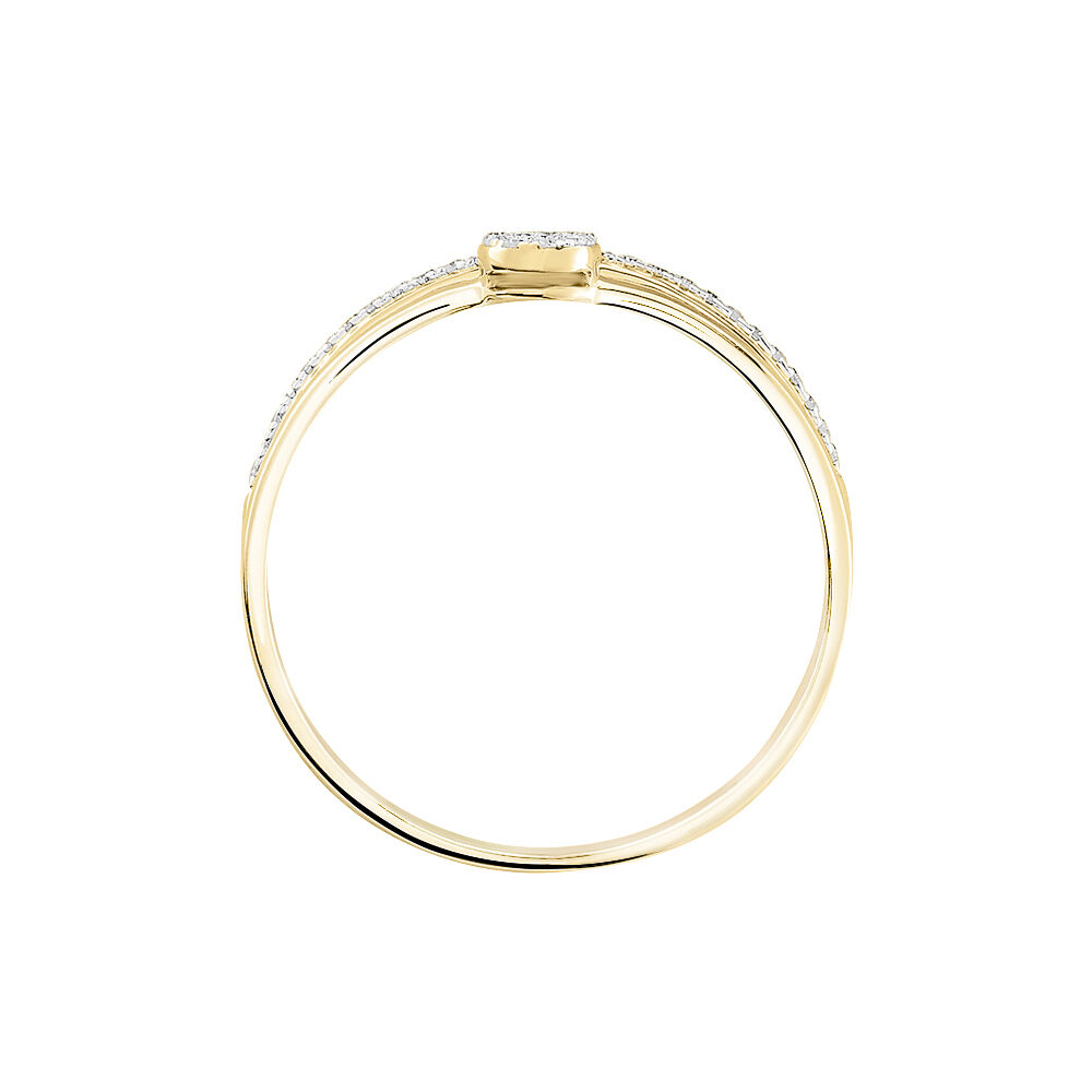 Bague Maellys Or Jaune Diamant - Solitaires Femme | Marc Orian