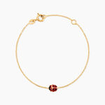 Bracelet Helidie Coccinelle Or Jaune - Bracelets cha&icirc;nes Enfant | Marc Orian