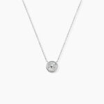 Collier Izarra Argent Blanc Nacre - Colliers avec pierres Femme | Marc Orian