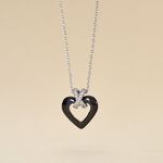 Collier Nolwen Argent Blanc C&eacute;ramique Et Oxyde De Zirconium - Colliers avec pierres Femme | Marc Orian