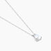 Collier Carolyn Argent Blanc Oxyde De Zirconium - Colliers solitaires Femme | Marc Orian