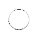 Alliance Rokhia Ruban Plat Or Blanc - Alliances personnalis&eacute;es Famille | Marc Orian