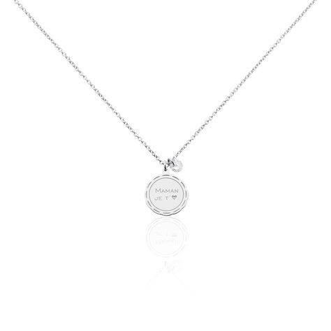 Collier Argent Glannon Oxyde De Zirconium - Colliers avec pierres Femme | Marc Orian