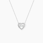 Collier Elansa Argent Blanc Oxyde De Zirconium - Colliers avec pierres Femme | Marc Orian