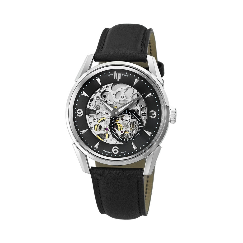 Montre Lip Himalaya Squelette Noir - Montres automatiques Homme | Marc Orian