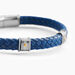 Bracelet Jourdan Kamen Cuir Bleu - Bracelets cuir Homme | Marc Orian