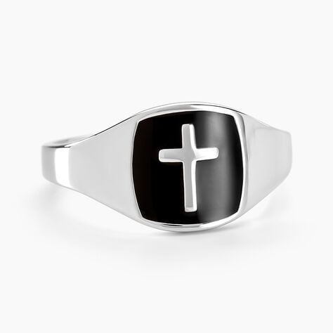 Bague Romaji Argent Blanc - Bagues grosses Homme | Marc Orian
