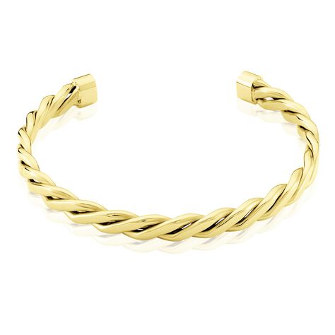 Bracelet Jonc Acier Dore Alexandru - Bracelets jonc Femme | Marc Orian