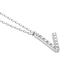 Collier Oran Or Blanc Diamant - Colliers avec pierres Femme | Marc Orian