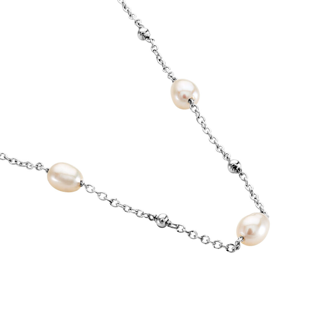 Collier Flawless Argent Blanc Perle De Culture - Colliers Femme | Marc Orian
