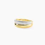 Bague Lara Argent Bicolore - Bijoux fantaisie Femme | Marc Orian