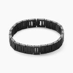 Bracelet Lacoste Metropole Acier Noir - Bracelets cha&icirc;nes Homme | Marc Orian