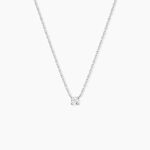 Collier Argent Lylwenn Oxydes De Zirconium - Colliers solitaires Femme | Marc Orian