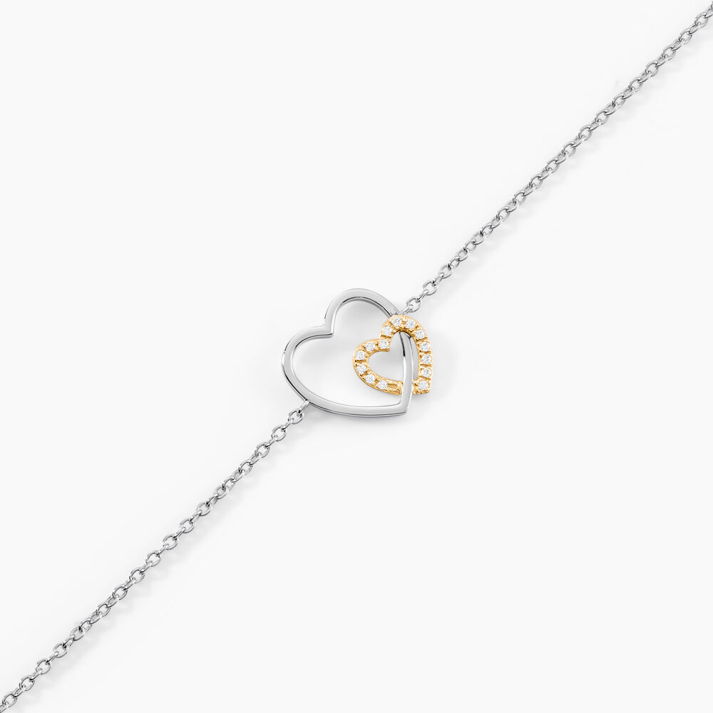 Bracelet Ticia Or Jaune Argent Blanc Oxyde De Zirconium - Bracelets cha&icirc;nes Femme | Marc Orian