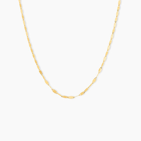 Chaîne Camelie Maille Lumina Or Jaune - Chaines Femme | Marc Orian