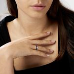 Bague Agapanthe Or Blanc Saphir Et Diamant - Bagues vintage Femme | Marc Orian