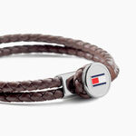 Bracelet Tommy Hilfiger Bruce Cuir De Veau Marron - Bracelets cuir Homme | Marc Orian