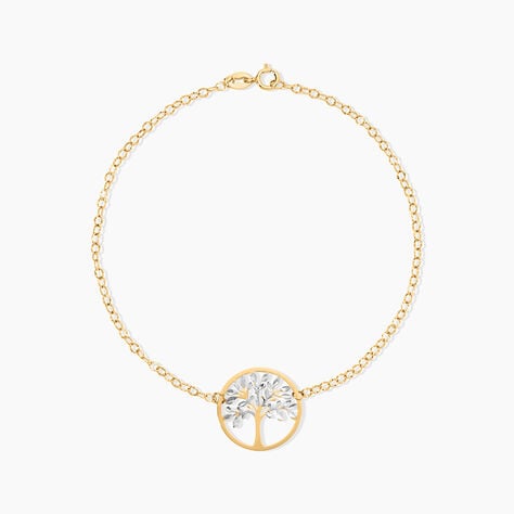 Bracelet Aragorn Or Bicolore - Bracelets cha&icirc;nes Femme | Marc Orian