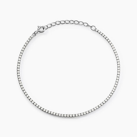Bracelet Lou-anne Argent Blanc Oxyde De Zirconium - Bracelets chaînes Femme | Marc Orian