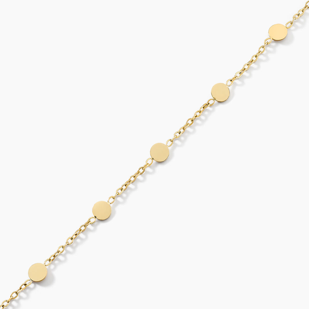 Bracelet Eva Acier Jaune - Bracelets Medailles Femme | Marc Orian