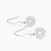 Boucles D'oreilles Pendantes Lynne Argent Blanc - Pendantes Femme | Marc Orian