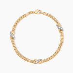 Bracelet Lamyae Plaqu&eacute; Or Jaune Oxyde De Zirconium - Bracelets cha&icirc;nes Femme | Marc Orian