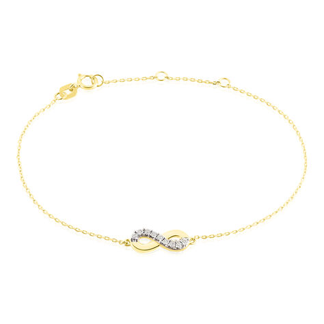 Bracelet Chlothilde Or Jaune Diamant - Bracelets chaînes Femme | Marc Orian