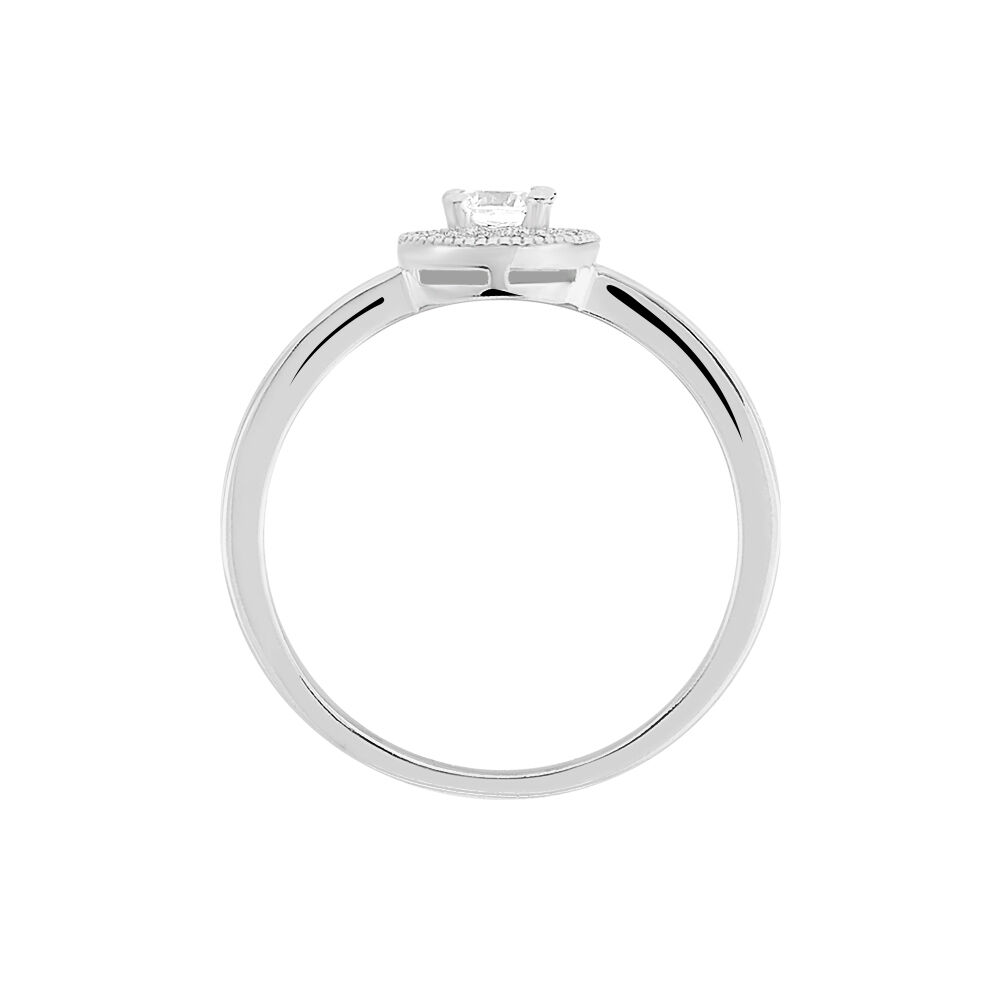Bague M&eacute;lissande Argent Blanc Oxyde De Zirconium - Bijoux fantaisie Femme | Marc Orian