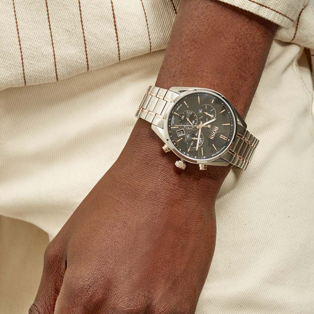 Montre Boss Champion Noir - Montres étanches Homme | Marc Orian