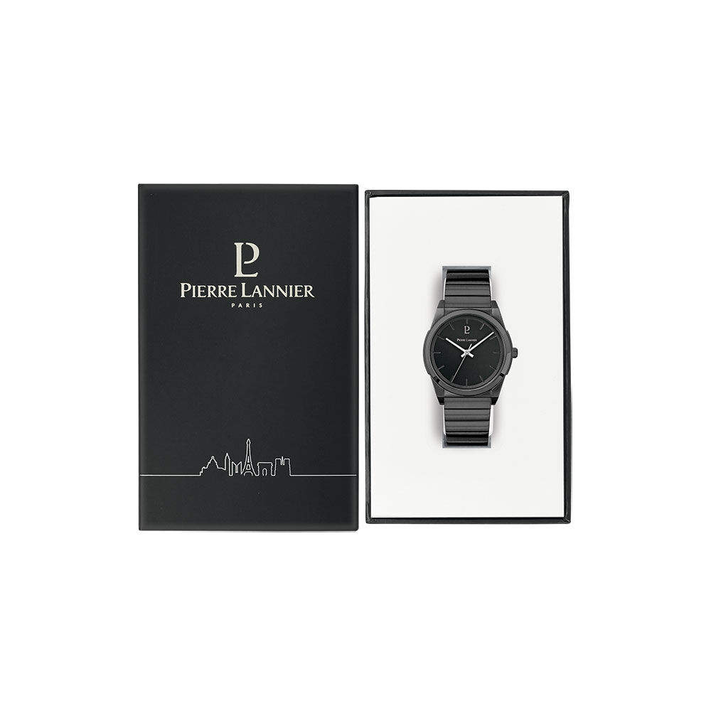 Montre Pierre Lannier Candide Noir - Montres classiques Homme | Marc Orian