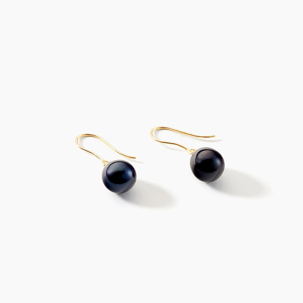 Boucles D'oreilles Pendantes Severiane Or Jaune Perle De Culture - Boucles d'oreilles mariage Femme | Marc Orian